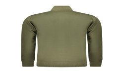 RIFLE FELPA CON ZIP UOMO VERDE