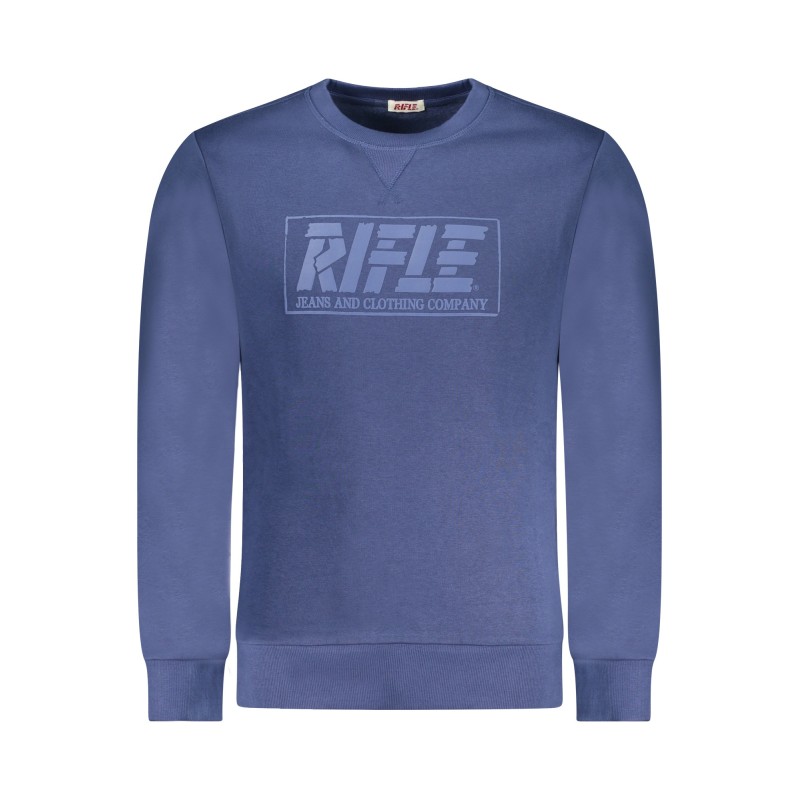 RIFLE FELPA SENZA ZIP UOMO BLU