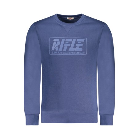 RIFLE FELPA SENZA ZIP UOMO BLU
