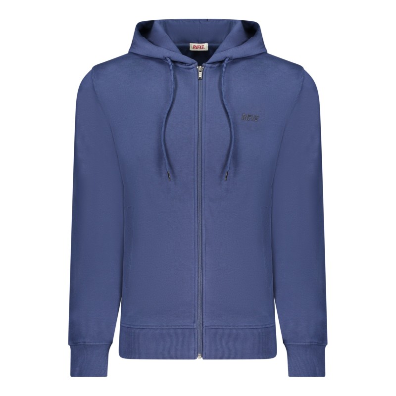 RIFLE FELPA CON ZIP UOMO BLU
