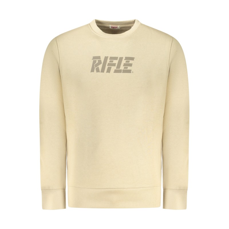 RIFLE FELPA SENZA ZIP UOMO BEIGE