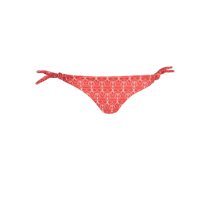 KARL LAGERFELD BEACHWEAR COSTUME PARTE SOTTO DONNA ROSSO