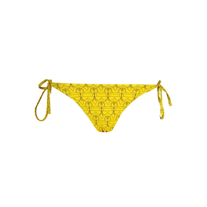 KARL LAGERFELD BEACHWEAR COSTUME PARTE SOTTO DONNA GIALLO