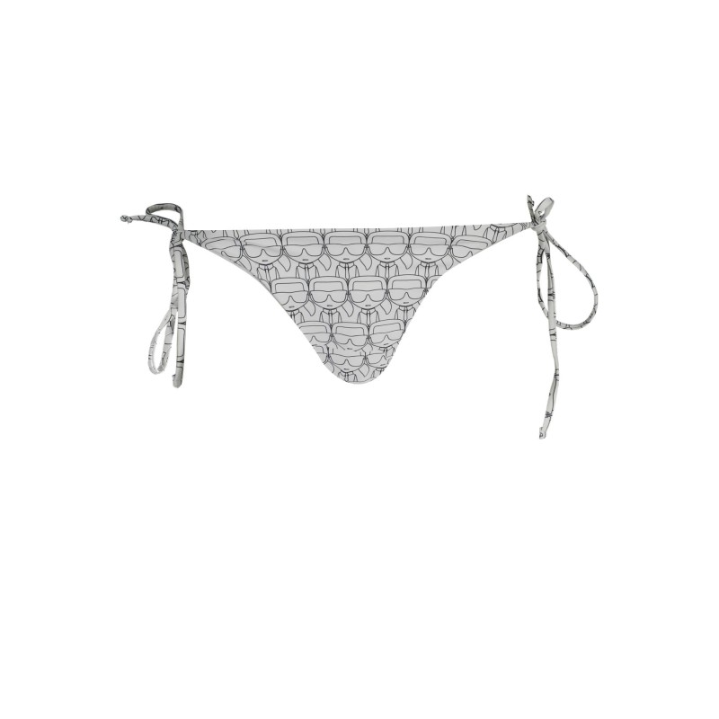 KARL LAGERFELD BEACHWEAR COSTUME PARTE SOTTO DONNA BIANCO