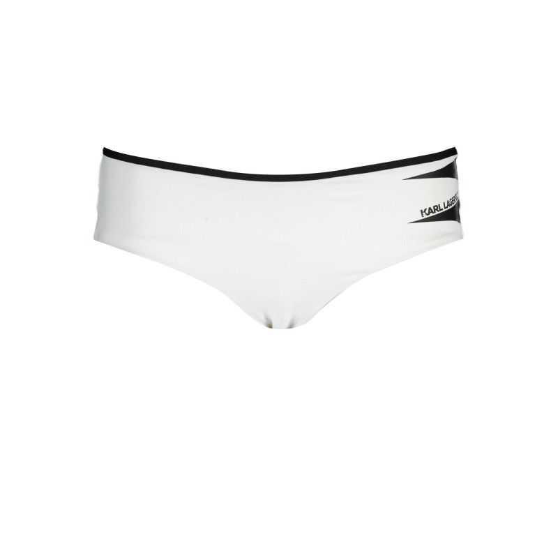 KARL LAGERFELD BEACHWEAR COSTUME PARTE SOTTO DONNA BIANCO