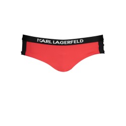 KARL LAGERFELD BEACHWEAR COSTUME PARTE SOTTO DONNA ROSSO