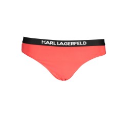 KARL LAGERFELD BEACHWEAR COSTUME PARTE SOTTO DONNA ROSSO