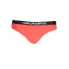 KARL LAGERFELD BEACHWEAR COSTUME PARTE SOTTO DONNA ROSSO