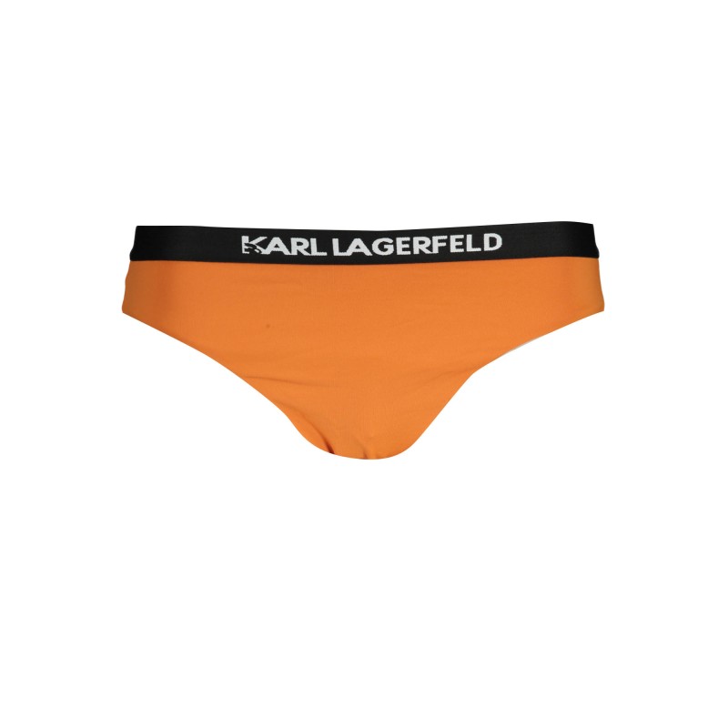 KARL LAGERFELD BEACHWEAR COSTUME PARTE SOTTO DONNA ARANCIO