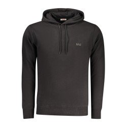 RIFLE FELPA SENZA ZIP UOMO NERO