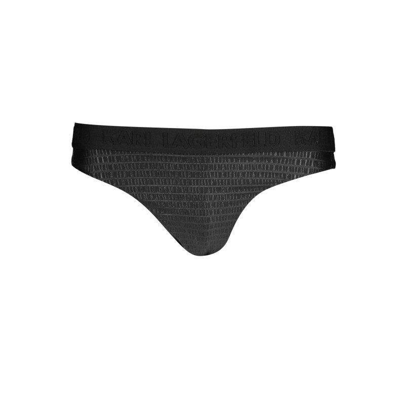 KARL LAGERFELD BEACHWEAR COSTUME PARTE SOTTO DONNA NERO