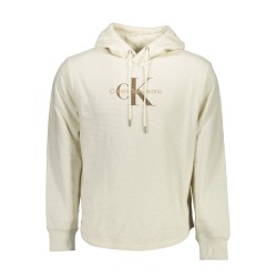 CALVIN KLEIN FELPA SENZA ZIP UOMO BIANCO