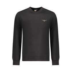 ACCADEMIA MILITARE FELPA SENZA ZIP UOMO NERO