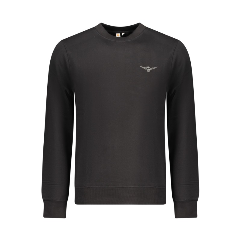 ACCADEMIA MILITARE FELPA SENZA ZIP UOMO NERO