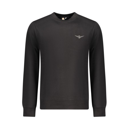 ACCADEMIA MILITARE FELPA SENZA ZIP UOMO NERO