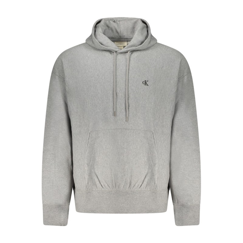 CALVIN KLEIN FELPA SENZA ZIP UOMO GRIGIO