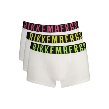 BIKKEMBERGS BOXER UOMO BIANCO