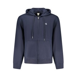 CALVIN KLEIN FELPA CON ZIP UOMO BLU