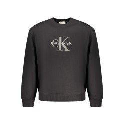 CALVIN KLEIN FELPA SENZA ZIP UOMO NERO