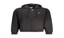 CALVIN KLEIN FELPA CON ZIP UOMO NERO