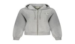 CALVIN KLEIN FELPA CON ZIP DONNA GRIGIO