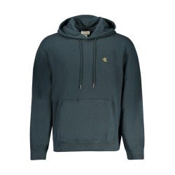 CALVIN KLEIN FELPA SENZA ZIP UOMO BLU