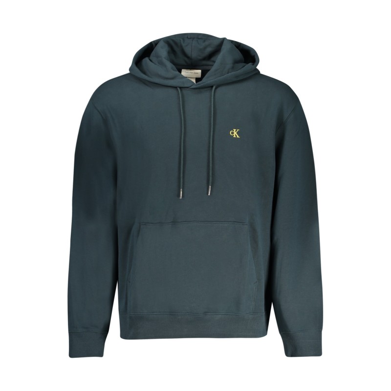 CALVIN KLEIN FELPA SENZA ZIP UOMO BLU