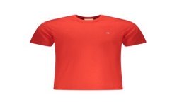CALVIN KLEIN T-SHIRT MANICHE CORTE UOMO ROSSO