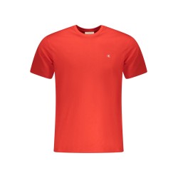 CALVIN KLEIN T-SHIRT MANICHE CORTE UOMO ROSSO