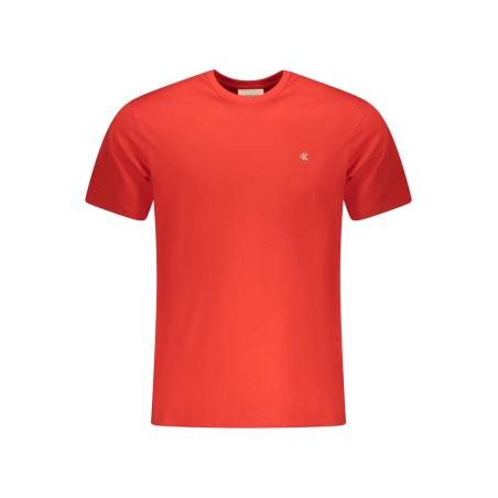 CALVIN KLEIN T-SHIRT MANICHE CORTE UOMO ROSSO