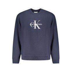 CALVIN KLEIN FELPA SENZA ZIP UOMO BLU