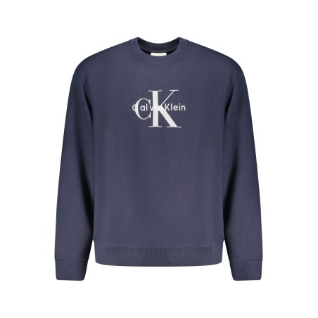 CALVIN KLEIN FELPA SENZA ZIP UOMO BLU