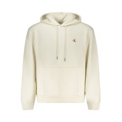 CALVIN KLEIN FELPA SENZA ZIP UOMO BIANCO