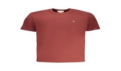 CALVIN KLEIN T-SHIRT MANICHE CORTE UOMO MARRONE