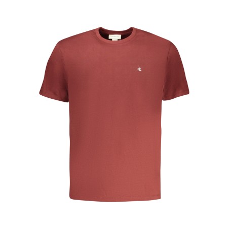 CALVIN KLEIN T-SHIRT MANICHE CORTE UOMO MARRONE