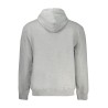 CALVIN KLEIN FELPA CON ZIP UOMO GRIGIO
