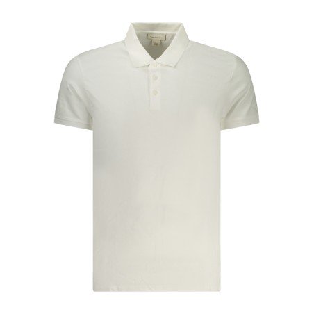 CALVIN KLEIN POLO MANICHE CORTE UOMO BIANCO