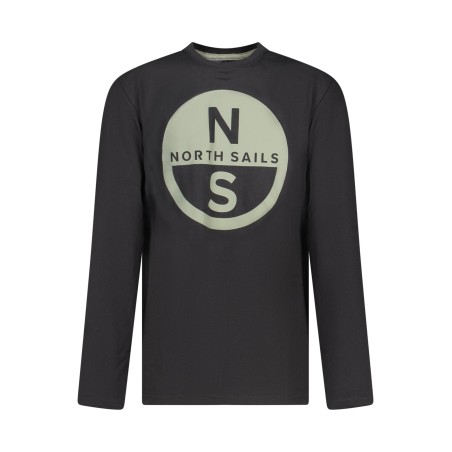 NORTH SAILS T-SHIRT MANICHE LUNGHE BAMBINO NERO
