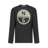 NORTH SAILS T-SHIRT MANICHE LUNGHE BAMBINO NERO