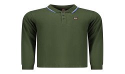 NORWAY 1963 POLO MANICHE LUNGHE UOMO VERDE