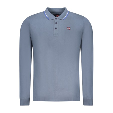NORWAY 1963 POLO MANICHE LUNGHE UOMO BLU