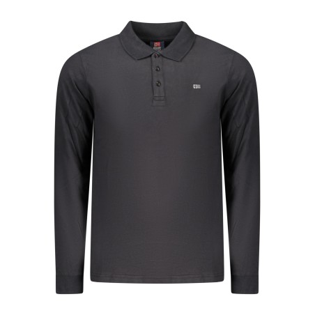 NORWAY 1963 POLO MANICHE LUNGHE UOMO NERO