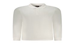 NORWAY 1963 POLO MANICHE LUNGHE UOMO BIANCO