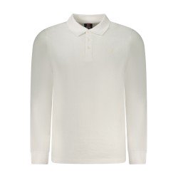 NORWAY 1963 POLO MANICHE LUNGHE UOMO BIANCO