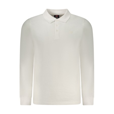 NORWAY 1963 POLO MANICHE LUNGHE UOMO BIANCO