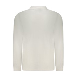 NORWAY 1963 POLO MANICHE LUNGHE UOMO BIANCO