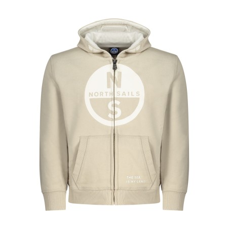 NORTH SAILS FELPA CON ZIP BAMBINO BEIGE