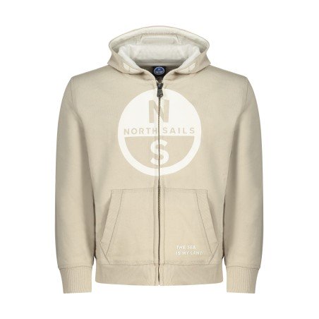 NORTH SAILS FELPA CON ZIP BAMBINO BEIGE
