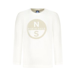 NORTH SAILS T-SHIRT MANICHE LUNGHE BAMBINO BIANCO