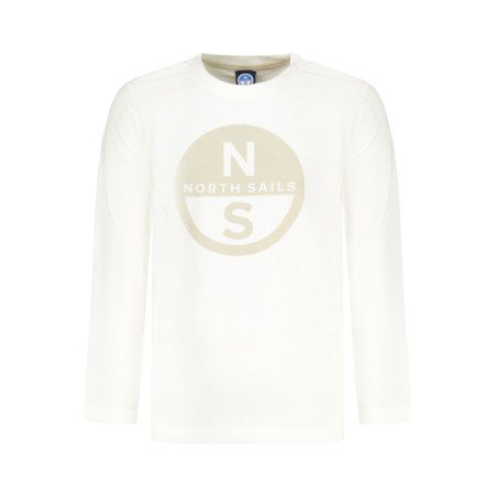 NORTH SAILS T-SHIRT MANICHE LUNGHE BAMBINO BIANCO